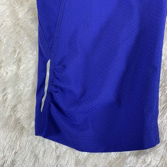 Athleta Bright Royal Blue Crop Leggings Sz Small - Picture 3 of 7